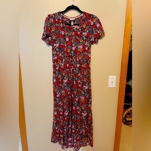 NWOT Knox Rose Floral high-low Boho dress